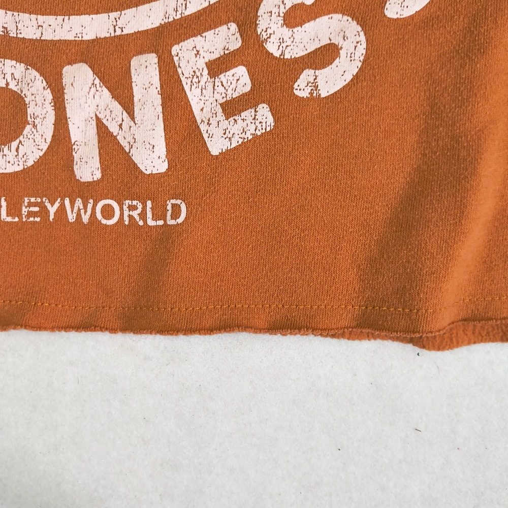 SmileyWorld Spread Kindness Graphic Sweatshirt Womens XL Cropped Orange‎ - Picture 4 of 9